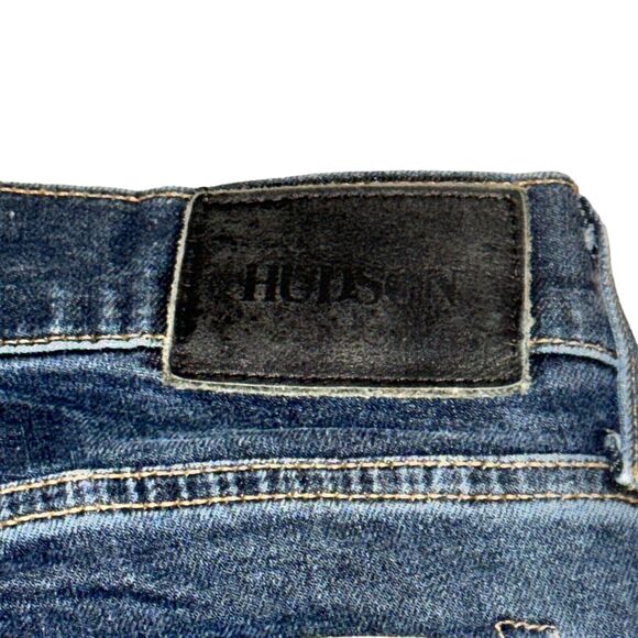 Hudson Jeans Ethan Five Pocket Straight Leg Mens Size 36 Annx Blue Wash Mid RIse - Picture 4 of 6